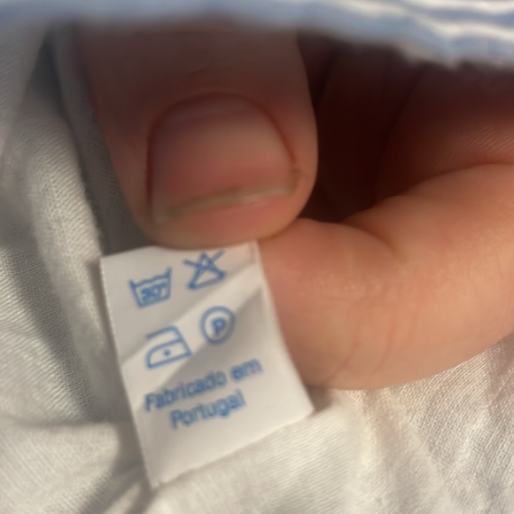 Po De Falco girls sz 2 dress blue and white stripe sleeveless peter pan … - Picture 10 of 11